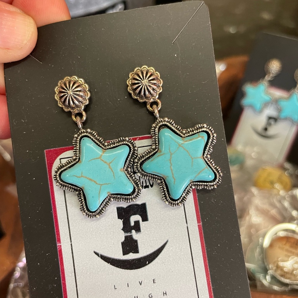 Turquoise stars
